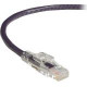 Black Box GigaTrue 3 CAT6 550-MHz Lockable Patch Cable (UTP) - Violet, 1-ft. (0.3-m) - 1 ft Category 6 Network Cable for Network Device - First End: 1 x RJ-45 Male Network - Second End: 1 x RJ-45 Male Network - Patch Cable - Violet C6PC70-VT-01