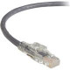 Black Box GigaTrue 3 Cat.6 UTP Patch Network Cable - 10 ft Category 6 Network Cable for Patch Panel, Network Device - First End: 1 x RJ-45 Male Network - Second End: 1 x RJ-45 Male Network - Patch Cable - Gray C6PC80-GY-10