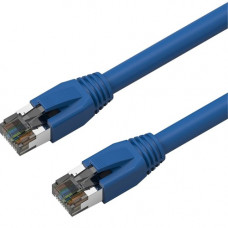 Axiom 4FT CAT8 2000mhz S/FTP Shielded Patch Cable Snagless Boot (Blue) - 4 ft Category 8 Network Cable for Network Device - RJ-45 Male Network - RJ-45 Male Network - Patch Cable - Shielding - Gold, Nickel Plated Contact - Blue C8SBSFTP-B4-AX