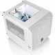 Thermaltake Core V1 Snow Edition Mini ITX Chassis - White - SPCC - 4 x Bay - 1 x 7.87" x Fan(s) Installed - 0 - Mini ITX Motherboard Supported - 3 x Fan(s) Supported - 2 x Internal 3.5" Bay - 2 x Internal 2.5" Bay - 2x Slot(s) - 2 x USB(s) 