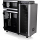 Thermaltake Level 20 Tempered Glass Edition Full Tower Chassis - Super Tower - Space Gray, Black - SPCC, Aluminum, Tempered Glass - 10 x Bay - 3 x 5.51" x Fan(s) Installed - Mini ITX, Micro ATX, ATX, EATX Motherboard Supported - 70.55 lb - 8 x Fan(s)