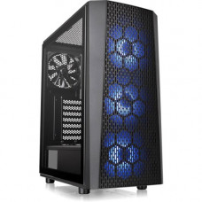 Thermaltake Versa J24 Tempered Glass RGB Edition Mid-Tower Chassis - Mid-tower - Black - SPCC, Tempered Glass - 5 x Bay - 2 x 4.72" x Fan(s) Installed - Mini ITX, Micro ATX, ATX Motherboard Supported - 13.67 lb - 6 x Fan(s) Supported - 3 x Internal 3
