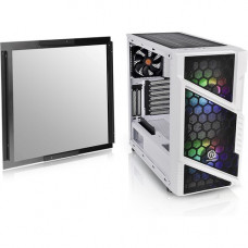 Thermaltake Commander C31 Snow Dual 200MM ARGB Fans Tempered Glass ATX Mid-Tower Chassis - Mid-tower - White - SPCC, Tempered Glass - 5 x Bay - 3 x 4.72", 7.87" x Fan(s) Installed - 0 - Mini ITX, Micro ATX, ATX Motherboard Supported - 17.66 lb -