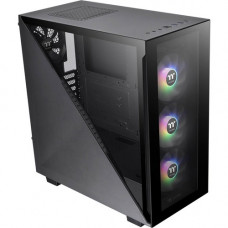 Thermaltake Divider 300 TG ARGB Mid Tower Chassis - Mid-tower - Black - SPCC, Tempered Glass - 7 x Bay - 4 x 4.72" x Fan(s) Installed - 0 - Mini ITX, Micro ATX, ATX Motherboard Supported - 7 x Fan(s) Supported - 2 x Internal 3.5" Bay - 5 x Inter