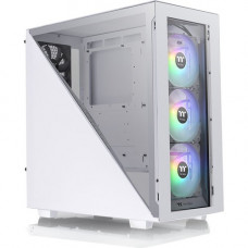 Thermaltake Divider 300 TG Snow ARGB Mid Tower Chassis - Mid-tower - White, Snow - SPCC, Tempered Glass - 7 x Bay - 4 x 4.72" x Fan(s) Installed - 0 - Mini ITX, Micro ATX, ATX Motherboard Supported - 7 x Fan(s) Supported - 2 x Internal 3.5" Bay 