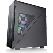 Thermaltake Divider 500 TG ARGB Mid Tower Chassis - Mid-tower - Black - SPCC, Tempered Glass - 7 x Bay - 4 x 4.72" x Fan(s) Installed - 0 - Micro ATX, ATX, Mini ITX Motherboard Supported - 8 x Fan(s) Supported - 2 x Internal 3.5" Bay - 5 x Inter