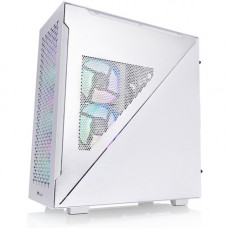 Thermaltake Divider 500 TG Air Snow Mid Tower Chassis - Mid-tower - White - SPCC, Tempered Glass, Mesh - 7 x Bay - 2 x 4.72" x Fan(s) Installed - 0 - Micro ATX, ATX, Mini ITX Motherboard Supported - 8 x Fan(s) Supported - 2 x Internal 3.5" Bay -