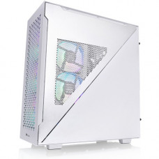 Thermaltake Divider 500 TG Air Snow Mid Tower Chassis - Mid-tower - White - SPCC, Tempered Glass, Mesh - 7 x Bay - 2 x 4.72" x Fan(s) Installed - 0 - Micro ATX, ATX, Mini ITX Motherboard Supported - 8 x Fan(s) Supported - 2 x Internal 3.5" Bay -