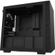 NZXT Cam-Powered Premium Mini-ITX Case - Mini-tower - Matte Black - Hot Dip Galvanized Steel, Tempered Glass - 5 x Bay - 2 x 4.72" x Fan(s) Installed - 0 - Mini ITX Motherboard Supported - 13.01 lb - 4 x Fan(s) Supported - 1 x Internal 3.5" Bay 