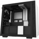NZXT Mini-ITX Case with Tempered Glass - Mini-tower - Matte White, Black - Hot Dip Galvanized Steel, Tempered Glass - 5 x Bay - 2 x 4.72" x Fan(s) Installed - 0 - Mini ITX Motherboard Supported - 13.01 lb - 4 x Fan(s) Supported - 1 x Internal 3.5&quo