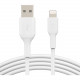 Belkin Lightning/USB Data Transfer Cable - 5.91" Lightning/USB Data Transfer Cable - Lightning Proprietary Connector - Type A USB - MFI - White CAA001BT0MWH