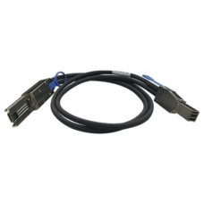 QNAP Mini SAS Cable (1.0M, SFF-8644-8088) - 3.28 ft Mini-SAS Data Transfer Cable - First End: 1 x SFF-8644 Mini-SAS - Second End: 1 x SFF-8088 Mini-SAS - Black CAB-SAS10M-8644-8088