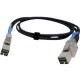 QNAP Mini SAS Cable (0.5M, SFF-8644) - Mini-SAS Data Transfer Cable - First End: 1 x SFF-8644 Male Mini-SAS - Second End: 1 x SFF-8644 Male Mini-SAS - Black CAB-SAS05M-8644