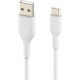 Belkin BOOST&uarr;CHARGE&trade; USB-C to USB-A Cable - 3.28 ft USB/USB-C Data Transfer Cable - First End: 1 x Type C Male USB - Second End: 1 x Type A Male USB - White CAB001BT1MWH
