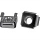 Startech.Com M6 Cage Nuts - 100 Pack - M6 Mounting Cage Nuts for Server Rack & Cabinet - Cage Nut - Stainless Steel - Silver - 1 Pack - TAA Compliant - TAA Compliance CABCAGENTS62
