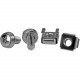Startech.Com 50 Pkg M6 Mounting Screws and Cage Nuts - 50 / Pack - TAA Compliance CABSCREWM6