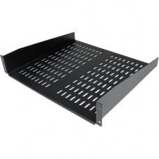 Startech.Com 2U 16in Universal Vented Rack Mount Cantilever Shelf - Fixed Server Rack Cabinet Shelf - 50lbs / 22kg - 19" 2U - RoHS, TAA Compliance CABSHELFV