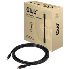 Club 3d MiniDisplayPort 1.4 HBR3 Cable M/M 2m/6.56 Ft. - 6.56 ft Mini DisplayPort A/V Cable for Audio/Video Device, Gaming Computer, Monitor, Notebook - First End: 1 x Mini DisplayPort Male Digital Audio/Video - Second End: 1 x Mini DisplayPort Male Digit