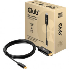 Club 3d HDMI to USB Type-C 4K60Hz Active Cable M/M 1.8m/6 ft - 6 ft HDMI/USB-C A/V Cable for Audio/Video Device, Notebook, Tablet, PC, TV, Monitor, Projector - First End: 1 x HDMI (Type A) Male Digital Audio/Video - Second End: 1 x Type C Male USB - 5.4 G
