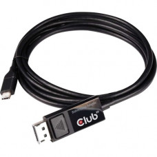 Club 3d USB Type C Cable to DP 1.4 8K60Hz M/M 1.8m/5.9ft - 5.91 ft DisplayPort/USB Video/Data Transfer Cable for Projector, TV, Monitor, Audio Device, Tablet, MacBook Pro, MacBook, Notebook - First End: 1 x USB Type C Male - Second End: 1 x 20-pin Display