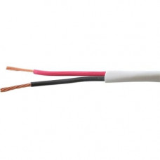 Comprehensive 2 Conductor 18AWG Stranded Plenum Speaker Cable 500 Ft - for Speaker, Audio Device - 500 ft - Bare Wire - Bare Wire - White CAC-18-2/P-500