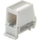 Panduit CADIN1BL Mounting Adapter for DIN Rail, Network Module - Black - Black - TAA Compliance CADIN1BL