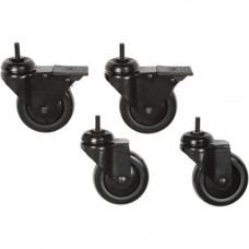 Premier Mounts Heavy Duty Rolling Caster - Black CAST