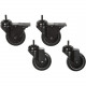 Premier Mounts Heavy Duty Rolling Caster - Black CAST