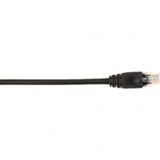 Black Box CAT5e Value Line Patch Cable, Stranded, Black, 1-ft. (0.3-m), 25-Pack - 1 ft Category 5e Network Cable for Network Device - First End: 1 x RJ-45 Male Network - Second End: 1 x RJ-45 Male Network - Patch Cable - Gold Plated Contact - Black - 25 P