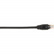 Black Box CAT5e Value Line Patch Cable, Stranded, Black, 1-ft. (0.3-m), 25-Pack - 1 ft Category 5e Network Cable for Network Device - First End: 1 x RJ-45 Male Network - Second End: 1 x RJ-45 Male Network - Patch Cable - Gold Plated Contact - Black - 25 P