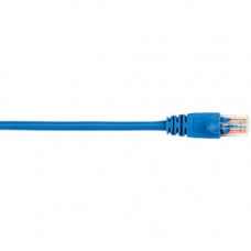 Black Box CAT5e Value Line Patch Cable, Stranded, Blue, 1-ft. (0.3-m) - 1 ft Category 5e Network Cable for Network Device - First End: 1 x RJ-45 Male Network - Second End: 1 x RJ-45 Male Network - Patch Cable - Gold Plated Contact - Blue - 25 Pack - RoHS 