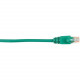Black Box CAT5e Value Line Patch Cable, Stranded, Green, 1-ft. (0.3-m) - 1 ft Category 5e Network Cable for Network Device - First End: 1 x RJ-45 Male Network - Second End: 1 x RJ-45 Male Network - Patch Cable - Gold Plated Contact - Green - RoHS Complian
