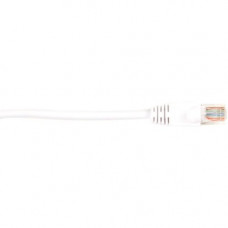 Black Box CAT5e Value Line Patch Cable, Stranded, White, 1-ft. (0.3-m), 10-Pack - 1 ft Category 5e Network Cable for Network Device - First End: 1 x RJ-45 Male Network - Second End: 1 x RJ-45 Male Network - Patch Cable - Gold Plated Contact - White - 10 P