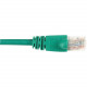 Black Box CAT5e Value Line Patch Cable, Stranded, Green, 2-ft. (0.6-m), 25-Pack - 2 ft Category 5e Network Cable for Network Device - First End: 1 x RJ-45 Male Network - Second End: 1 x RJ-45 Male Network - Patch Cable - Gold Plated Contact - Green - 25 P