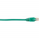 Black Box CAT5e Value Line Patch Cable, Stranded, Green, 3-ft. (0.9-m) - 3 ft Category 5e Network Cable for Network Device - First End: 1 x RJ-45 Male Network - Second End: 1 x RJ-45 Male Network - Patch Cable - Gold Plated Contact - Green - RoHS Complian