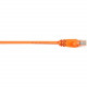 Black Box CAT5e Value Line Patch Cable, Stranded, Orange, 3-ft. (0.9-m), 10-Pack - 3 ft Category 5e Network Cable for Network Device - First End: 1 x RJ-45 Male Network - Second End: 1 x RJ-45 Male Network - Patch Cable - Orange - 10 Pack - RoHS Complianc