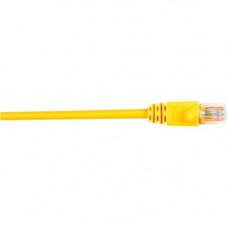 Black Box CAT5e Value Line Patch Cable, Stranded, Yellow, 3-ft. (0.9-m), 10-Pack - 3 ft Category 5e Network Cable for Network Device - First End: 1 x RJ-45 Male Network - Second End: 1 x RJ-45 Male Network - Patch Cable - Yellow - 10 Pack - RoHS Complianc