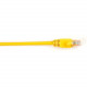 Black Box CAT5e Value Line Patch Cable, Stranded, Yellow, 3-ft. (0.9-m) - 3 ft Category 5e Network Cable for Network Device - First End: 1 x RJ-45 Male Network - Second End: 1 x RJ-45 Male Network - Patch Cable - Yellow - RoHS Compliance CAT5EPC-003-YL