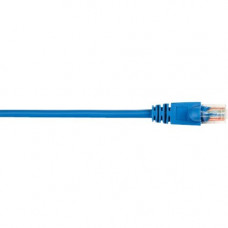 Black Box CAT5e Value Line Patch Cable, Stranded, Blue, 4-ft. (1.2-m), 10-Pack - 4 ft Category 5e Network Cable for Network Device - First End: 1 x RJ-45 Male Network - Second End: 1 x RJ-45 Male Network - Patch Cable - Gold Plated Contact - Blue - 10 Pac