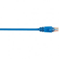 Black Box CAT5e Value Line Patch Cable, Stranded, Blue, 4-ft. (1.2-m), 25-Pack - 4 ft Category 5e Network Cable for Network Device - First End: 1 x RJ-45 Male Network - Second End: 1 x RJ-45 Male Network - Patch Cable - Gold Plated Contact - Blue - 25 Pac