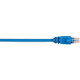 Black Box CAT5e Value Line Patch Cable, Stranded, Blue, 4-ft. (1.2-m) - 4 ft Category 5e Network Cable for Network Device - First End: 1 x RJ-45 Male Network - Second End: 1 x RJ-45 Male Network - Patch Cable - Blue CAT5EPC-004-BL