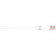 Black Box CAT5e Value Line Patch Cable, Stranded, White, 4-ft. (1.2-m) - 4 ft Category 5e Network Cable for Network Device - First End: 1 x RJ-45 Male Network - Second End: 1 x RJ-45 Male Network - Patch Cable - White CAT5EPC-004-WH