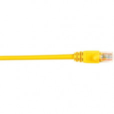 Black Box CAT5e Value Line Patch Cable, Stranded, Yellow, 4-ft. (1.2-m), 10-Pack - 4 ft Category 5e Network Cable for Network Device - First End: 1 x RJ-45 Male Network - Second End: 1 x RJ-45 Male Network - Patch Cable - Yellow - 10 Pack - RoHS Complianc