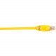 Black Box CAT5e Value Line Patch Cable, Stranded, Yellow, 2-ft. (0.6-m) - 2 ft Category 5e Network Cable for Network Device - First End: 1 x RJ-45 Male Network - Second End: 1 x RJ-45 Male Network - Patch Cable - Yellow CAT5EPC-002-YL