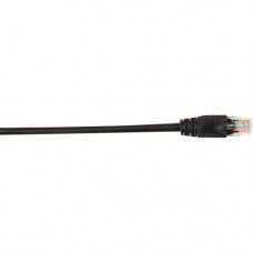 Black Box CAT5e Value Line Patch Cable, Stranded, Black, 7-ft. (2.1-m) - 7 ft Category 5e Network Cable for Network Device - First End: 1 x RJ-45 Male Network - Second End: 1 x RJ-45 Male Network - Patch Cable - Black - RoHS Compliance CAT5EPC-007-BK