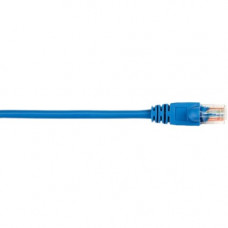 Black Box CAT5e Value Line Patch Cable, Stranded, Blue, 7-ft. (2.1-m), 25-Pack - 7 ft Category 5e Network Cable for Network Device - First End: 1 x RJ-45 Male Network - Second End: 1 x RJ-45 Male Network - Patch Cable - Gold Plated Contact - Blue - 25 Pac