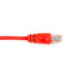 Black Box CAT5e Value Line Patch Cable, Stranded, Red, 7-ft. (2.1-m) - 7 ft Category 5e Network Cable for Network Device - First End: 1 x RJ-45 Male Network - Second End: 1 x RJ-45 Male Network - Patch Cable - Red - RoHS Compliance CAT5EPC-007-RD