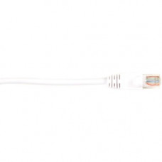 Black Box CAT5e Value Line Patch Cable, Stranded, White, 7-ft. (2.1-m), 10-Pack - 7 ft Category 5e Network Cable for Network Device - First End: 1 x RJ-45 Male Network - Second End: 1 x RJ-45 Male Network - Patch Cable - Gold Plated Contact - White - 10 P