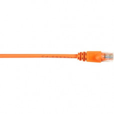 Black Box CAT5e Value Line Patch Cable, Stranded, Orange, 6-ft. (1.8-m), 25-Pack - 6 ft Category 5e Network Cable for Network Device - First End: 1 x RJ-45 Male Network - Second End: 1 x RJ-45 Male Network - Patch Cable - Orange - 25 Pack - RoHS Complianc