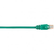 Black Box CAT5e Value Line Patch Cable, Stranded, Green, 15-ft. (4.5-m), 10-Pack - 15 ft Category 5e Network Cable for Network Device - First End: 1 x RJ-45 Male Network - Second End: 1 x RJ-45 Male Network - Patch Cable - Gold Plated Contact - Green - 10